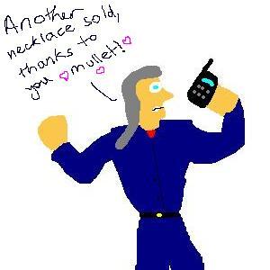 Business Mullet Artist\'s Impression of Business Mullet
