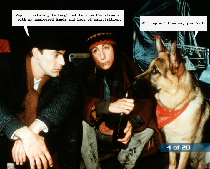Inspector Rex - Homeless Threesome with scabby face Inspector Rex - Homeless Threesome with scabby face